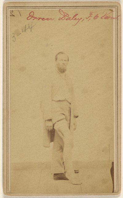 Orren Daley, F, 6 Vermont [víctima de la Guerra Civil] de Unknown artist