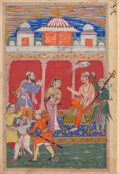 Página de Cuentos de un loro (Tuti-nama): página de texto de Unknown artist