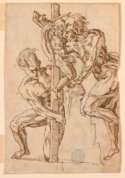 Página de un libro de dibujos de Unknown artist