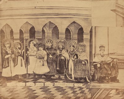 [Pintura que representa a los Nawabs de Awadh, India] de Unknown artist