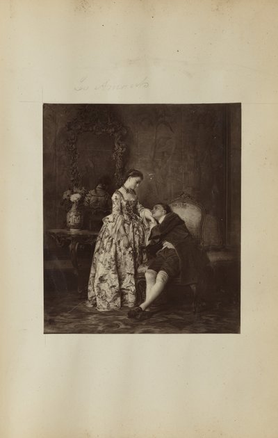 [Pintura de una joven pareja] de Unknown artist