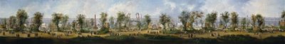 Vista panorámica de la Exposición Universal de 1867, Campo de Marte de Unknown artist