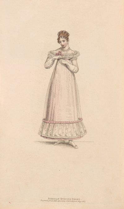 Vestido de noche parisino de Unknown artist
