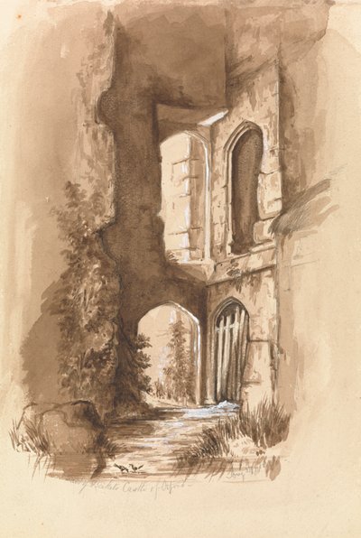 Parte del castillo de Becket, Otford de Unknown artist
