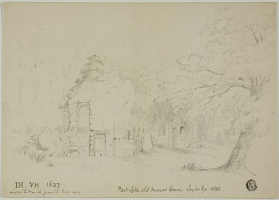 Parte de la antigua casa solariega, Toybridge de Unknown artist