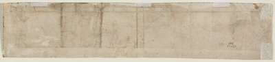 Estudio arquitectónico parcial (verso) de Unknown artist