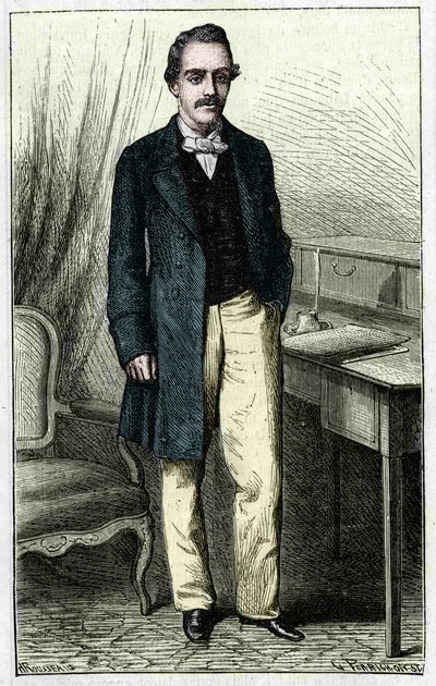 Paul du Chaillu (1837-1903), explorador francés de África Ecuatorial. de Unknown artist