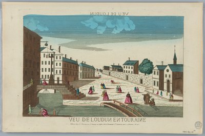Peep-show, Vista de Londres en Touraine de Unknown artist