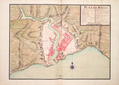 Plano de Brest de Unknown artist