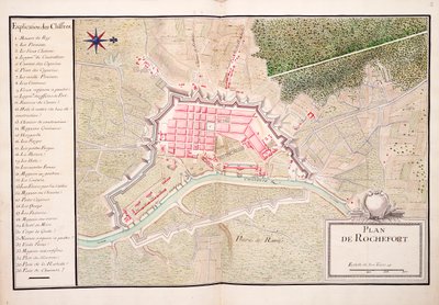 Plano de Rochefort de Unknown artist