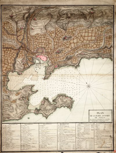 Plano de Tolón de Unknown artist