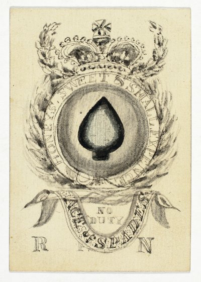 Naipes: As de Picas de Unknown artist