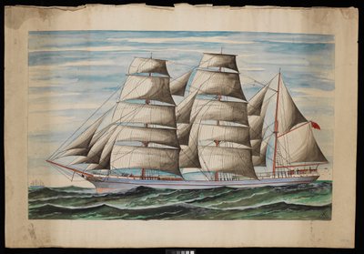 Polinesia 1876 (gouache y acuarela) de Unknown artist