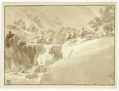 Puente de Orio en el norte de Italia de Unknown artist