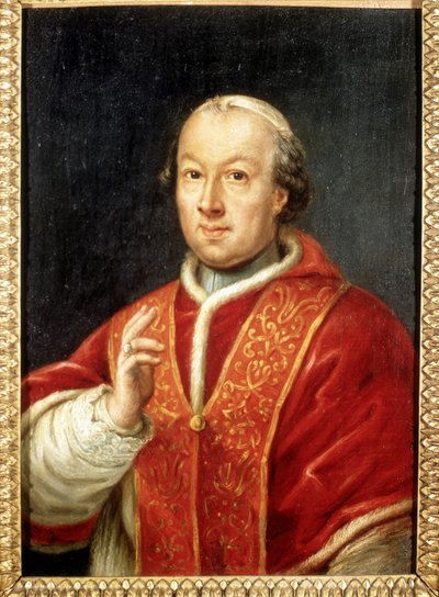 Papa Pío VI (1717-1799). Pintura anónima. Roma, Museo del Risorgimento de Unknown artist