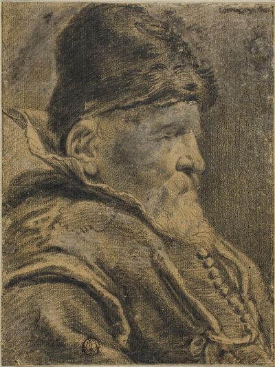 Busto de retrato de un anciano de Unknown artist