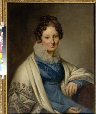 Retrato de Sofia Ivanovna Boratinskaya (no Baryshnikova de Unknown artist