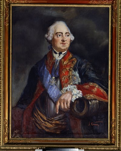 Retrato del matemático Leonard Euler (1707-1783) (Retrato del matemático Leonhard Euler). Pintura anónima. Óleo sobre lienzo, 79 x 69,5 cm de Unknown artist