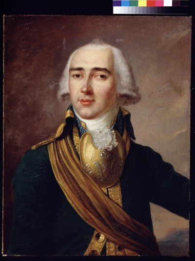 Retrato del poeta Ivan Dmitriev (1760-1837) (Retrato del poeta Ivan Dmitriev). Pintura anónima. Óleo sobre lienzo, 65 x 50,4 cm, hacia 1790. Clasicismo. Museo Estatal de Historia, Moscú. de Unknown artist