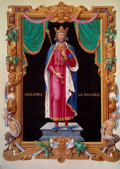Retrato de pie del Rey de Francia Felipe I de Unknown artist