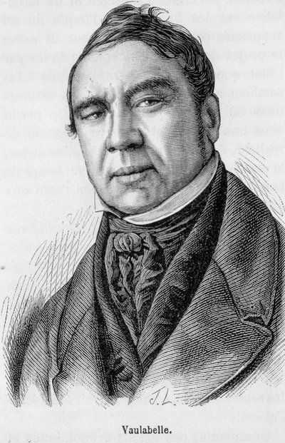 Retrato de Achille Tenaille de Vaulabelle (1799-1879), Ministro de Educación Nacional de Francia de Unknown artist