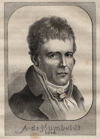 Retrato de Alexander von Humboldt (1769-1859) - ilustración de 