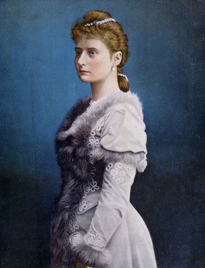 Retrato de Alexandra Fyodorovna (Alix de Hesse y del Rin, Alexandra Feodorovna Romanova, Alexandra Fiodorovna Romanova, Victoria Alix Helena Luisa Beatriz de Hesse y el Rin, Alix de Hesse-Darmstadt) (1872-1918), Emperatriz de Unknown artist