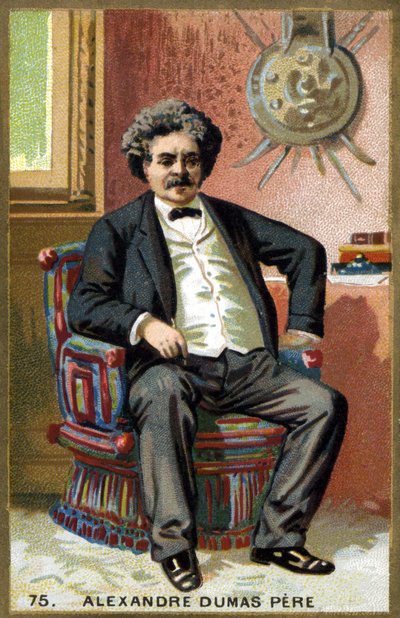 Retrato de Alexandre Dumas padre (1802 - 1870). de Unknown artist