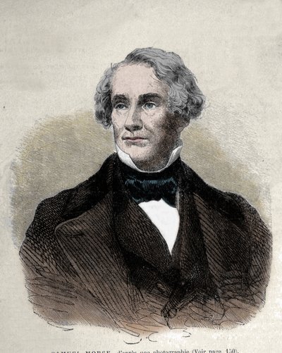 Retrato del inventor estadounidense Samuel Finley Breese Morse (1791-1872) de Unknown artist