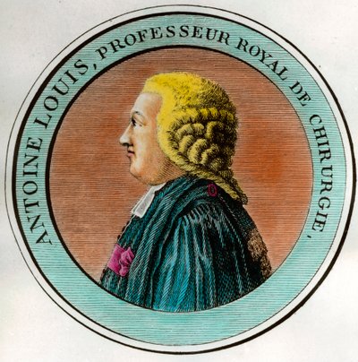 Retrato de Antoine Louis (1723-1792) Profesor Real de Cirugía, Secretario de la Real Academia de Cirugía Grabado del siglo XVIII Colección Privada de Unknown artist