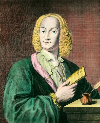 Retrato de Antonio Vivaldi (1678-1741), compositor italiano. Grabado del siglo XVIII. Colección privada de Unknown artist