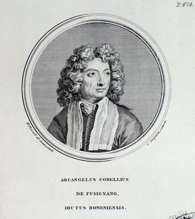 Retrato de Arcangelo Corelli de Unknown artist