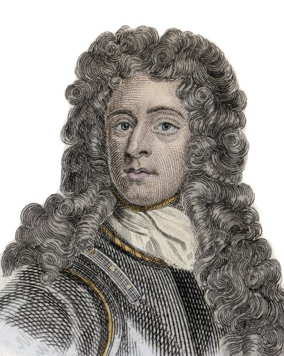 Retrato de Arthur Herbert (1647-1716), Conde de Torrington, Almirante y político inglés. Grabado del siglo XIX de Unknown artist