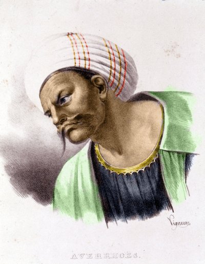 Retrato de Averroes de Unknown artist