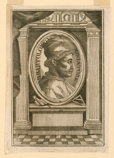 Retrato de Bartolomeo di Miniato (m. 1548) de Unknown artist