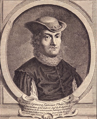Retrato de Baruch Spinoza, filósofo neerlandés de Unknown artist