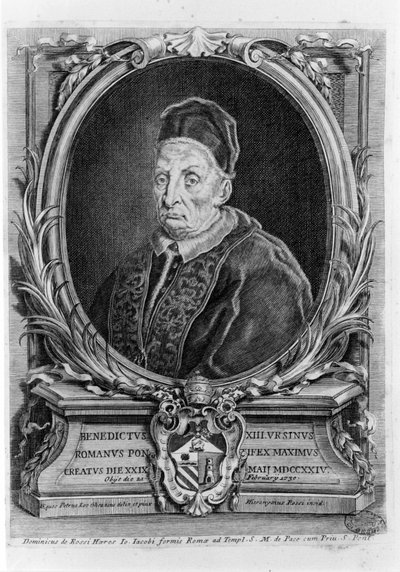 Retrato de Benedicto XIII (1649 - 1730) de Unknown artist
