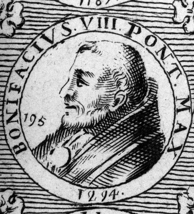 Retrato de Bonifacio VIII (Benedetto Caetani llamado Bonifacio VIII) de Unknown artist