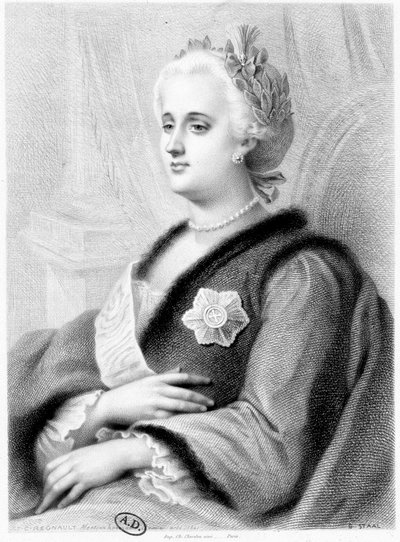 Retrato de Catalina II de Rusia de Unknown artist