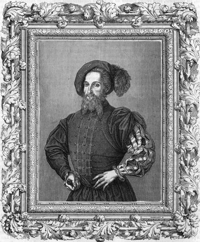 Retrato de Cesare (Cesar) Borgia (1475-1507). de Unknown artist