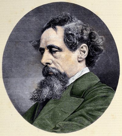 Retrato de Charles Dickens (1812-1870), escritor inglés de Unknown artist