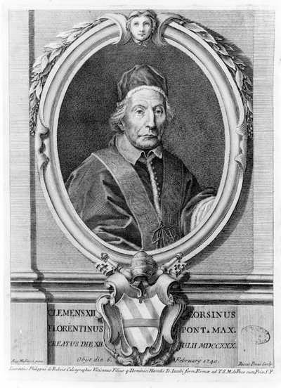 Retrato de Clemente XII (1652 - 1740) de Unknown artist