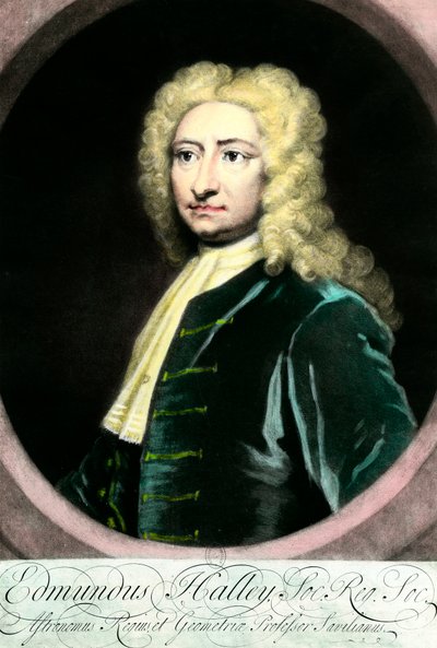 Retrato de Edmond Halley de Unknown artist
