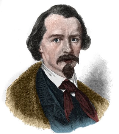 Retrato de Emanuel von Geibel (1815-1884) poeta y dramaturgo alemán de Unknown artist