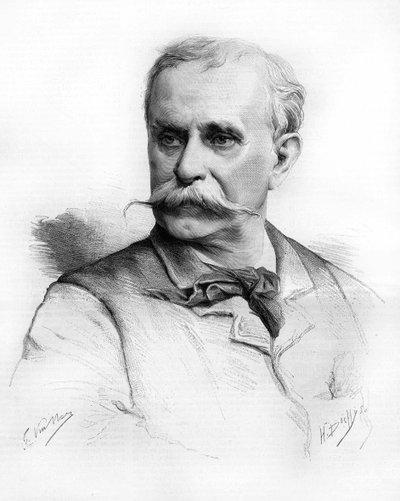 Retrato de Ernest Reyer. Compositor francés (1823-1909) de Unknown artist