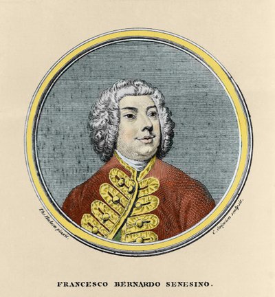 Retrato de Francesco Bernardo Senesino (1680 - 1750) de Unknown artist