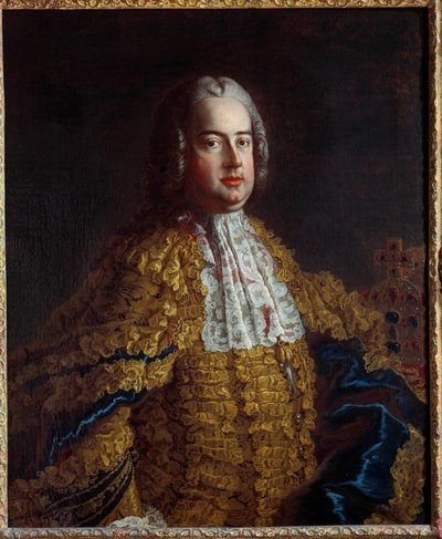 Retrato de Francisco III (1708-1765) esposo de María Teresa de Austria. Pintura anónima del siglo XVIII. Nancy, Museo Histórico Lorena de Unknown artist