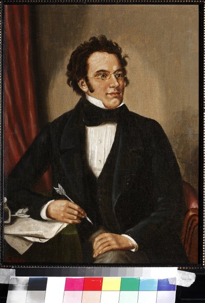 Retrato de Franz Schubert (óleo sobre lienzo) de Unknown artist