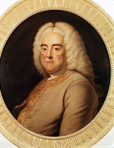 Retrato de George Frederick Handel de Unknown artist