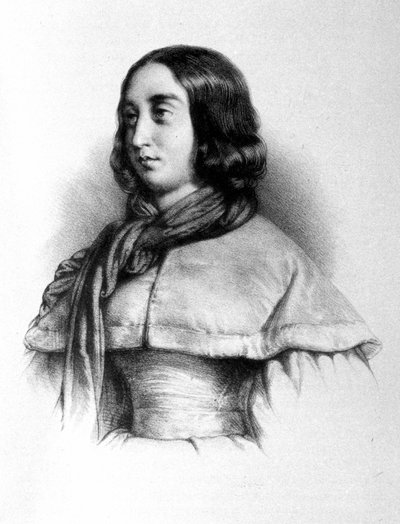 Retrato de George Sand (Aurore Dupin, Baronesa Dudevant) (1804-1876) de Unknown artist